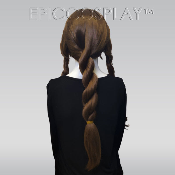 Keres - Brown Lace Front Low Ponytail Wig