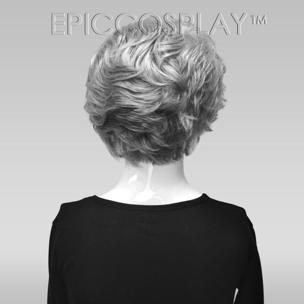 Angelina - Silver Slick Back Lace Front Wig