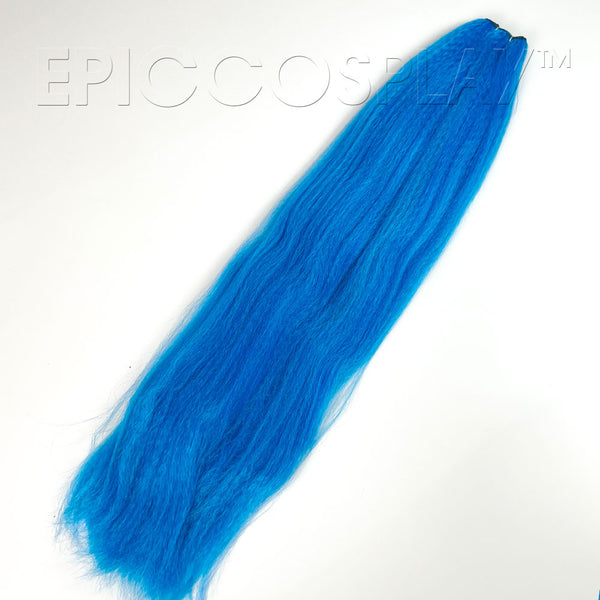 Crimped 35'' Weft Extension - Teal Blue Mix