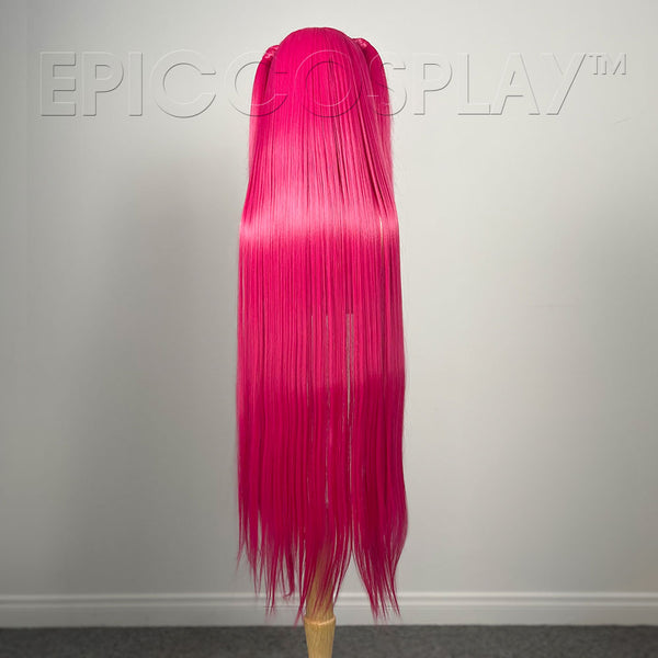 Mira Inspired Lace Front Long Cosplay Wig - Raspberry Pink
