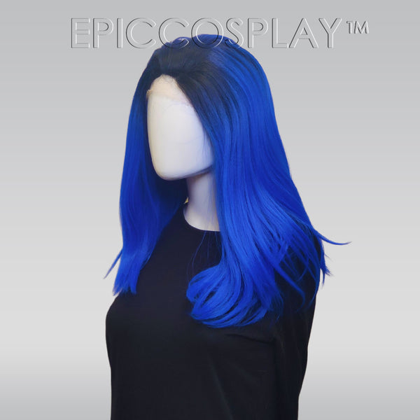 Signature - Black to Electric Blue Ombre Lace Front Wig