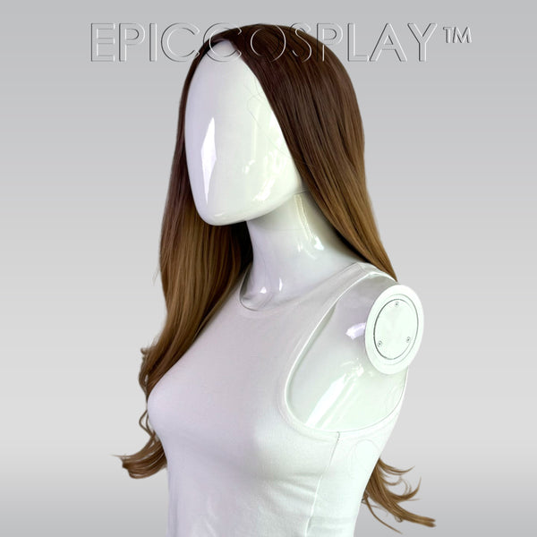 Signature - Brown Long Curly Wig