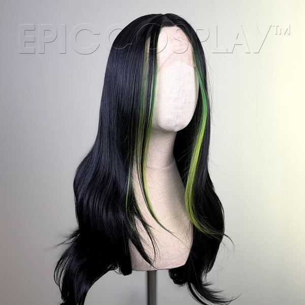 Signature - Viper Green and Black Wig