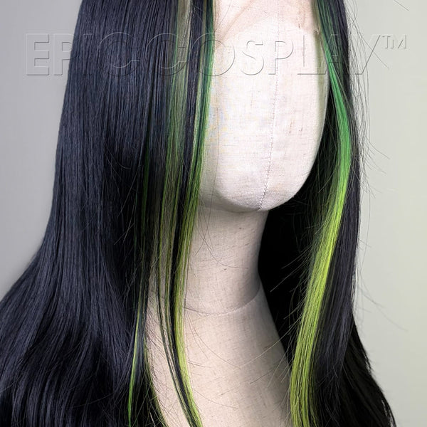 Signature - Viper Green and Black Wig
