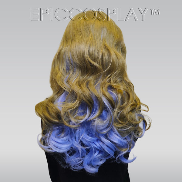 Signature - Olive Yellow and Sky Blue Multicolor Lace Front Wig
