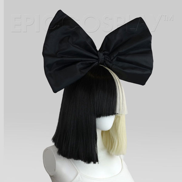 Official Sia Cosplay and Costume Wig (Includes Black Bow-Tie)
