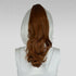 20" Light Brown Wavy Curly Ponytail Clipon