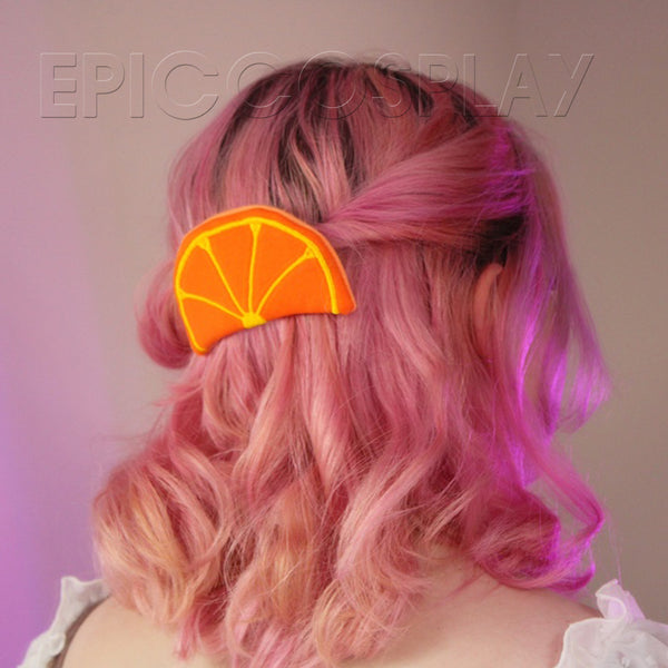 Fabric Fruit Hair Clip