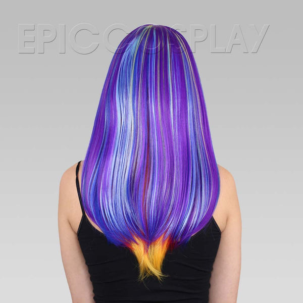 Signature - Rainbow Straight Multi Color Wig