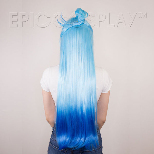 Signature - Aqua Blue Gradient Long Wig