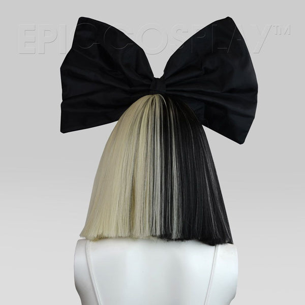 Official Sia Cosplay and Costume Wig (Includes Black Bow-Tie)