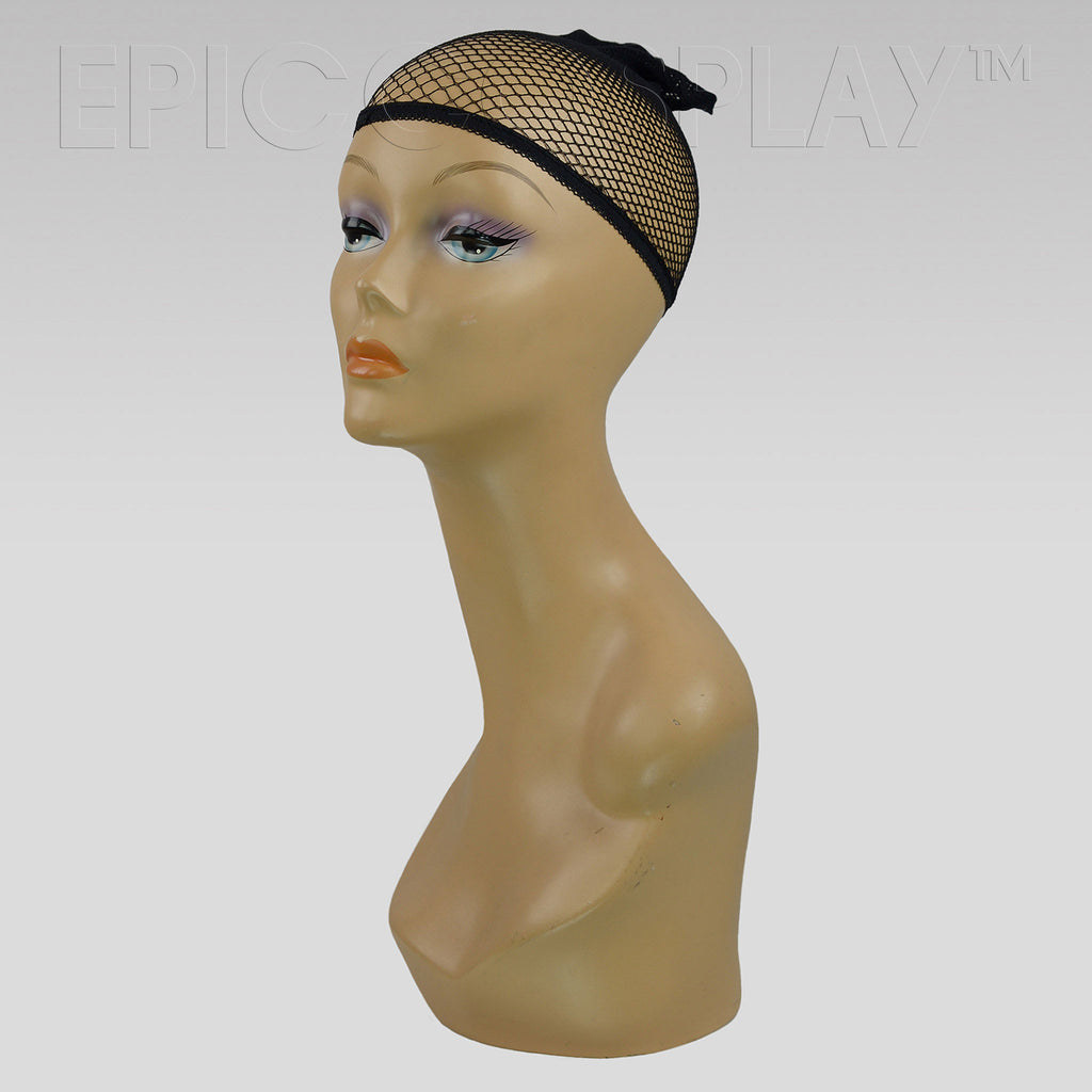 Black Meshed Nylon Wig Cap