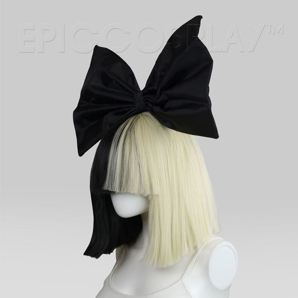 Official Sia Cosplay and Costume Wig (Includes Black Bow-Tie)