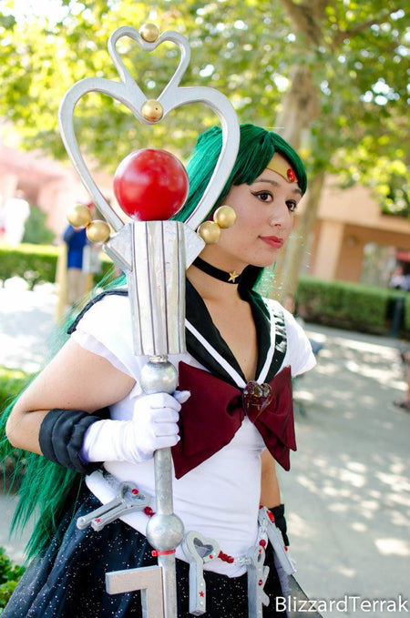 Show Us Your Moves Submission: Monochrome Tea cosplays as Sailor Pluto!