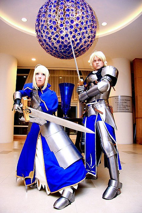 Show Us Your Moves: Aerial and Strike Cosplay Saber from Fate/Stay Night!
