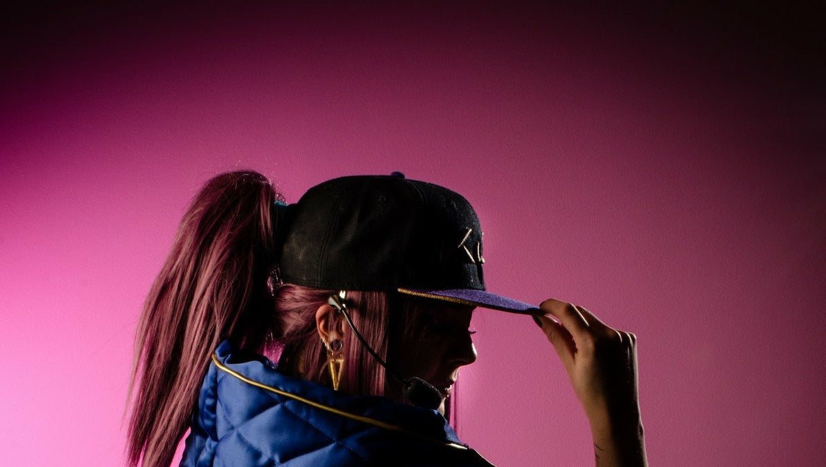 Ruggles Cosplay as KDA Akali from League of Legends