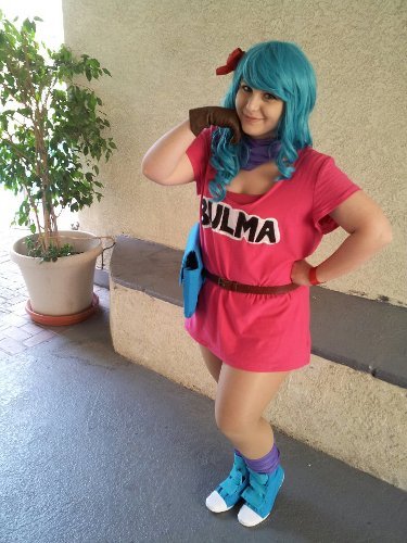 Show Us Your Moves: Gina as Bulma from Dragonball!