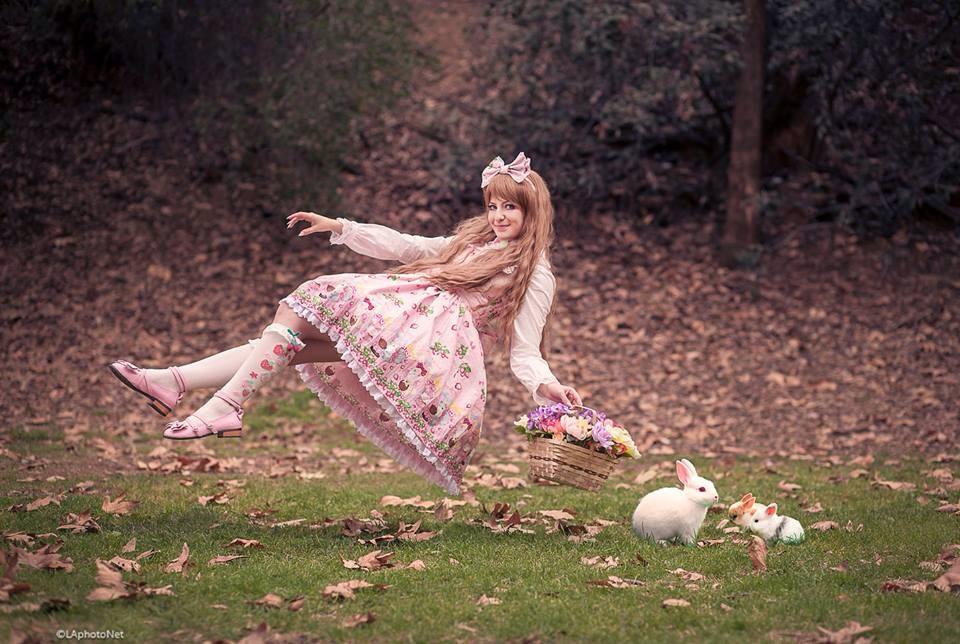 Happy Forest Lolita photoshoot features our Au Naturale wig!