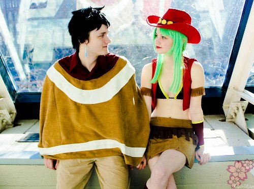 Valentine’s Day Couples Contest Entry: James &#038; Kayla (cosplay duo: ChubbyBirdies) as Bisca &#038; Alzack Connell (Fairy Tail)