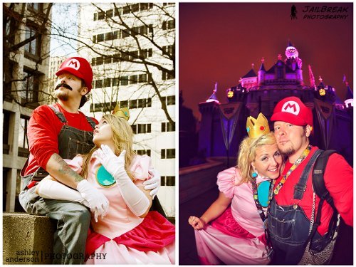 Valentine’s Day Couples Contest Entry: Jason DeSomer &#038; Emily Seely as Mario &#038; Princess Peach (Super Mario Brothers)