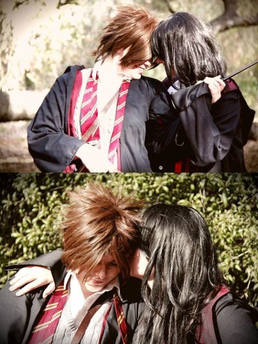 Valentine’s Day Couples Contest Entry: Jessa Pruitt and Helena Walker as Sirius Black and Remus Lupin (Harry Potter)