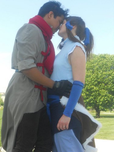 Valentine&#8217;s Day Couples Contest Entry: Kati &#038; Kyle as Korra &#038; Mako (The Legend of Korra)