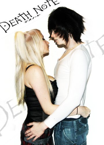 Valentine’s Day Couples Contest Entry: Kirsty Johnson &#038; Robert Mills as Misa Amane &#038; L (Death Note)