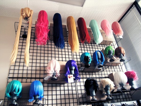 Our Wall of Wigs