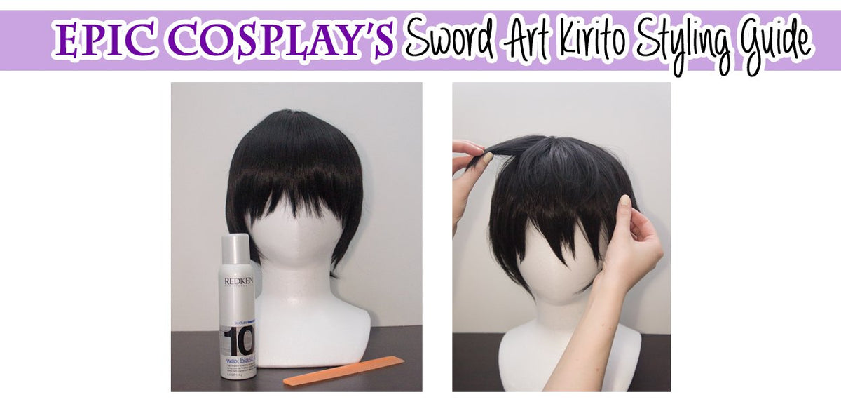 Quick and Easy Styling: How to Style a Kirito Wig!
