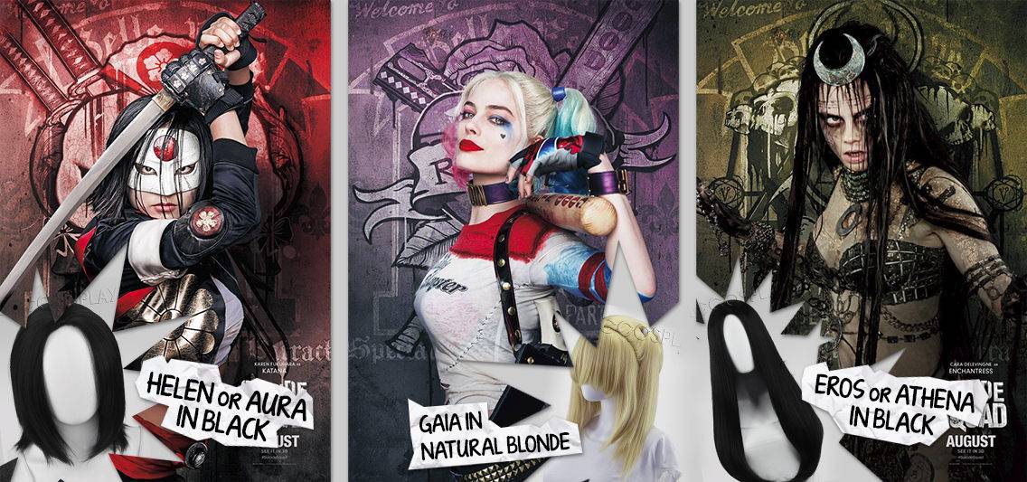 WIGSPIRATION: Suicide Squad (FEMALES)