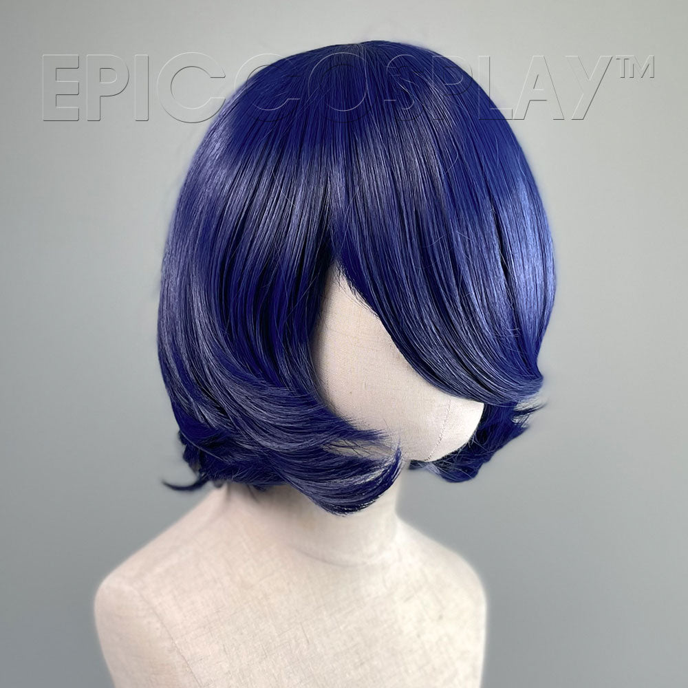 Chronos 14 inch Midnight Blue Layered Cosplay Wig