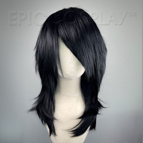 Midnight Blue Wig Epic Cosplay Aphrodite Light Blue Mix Long Bang