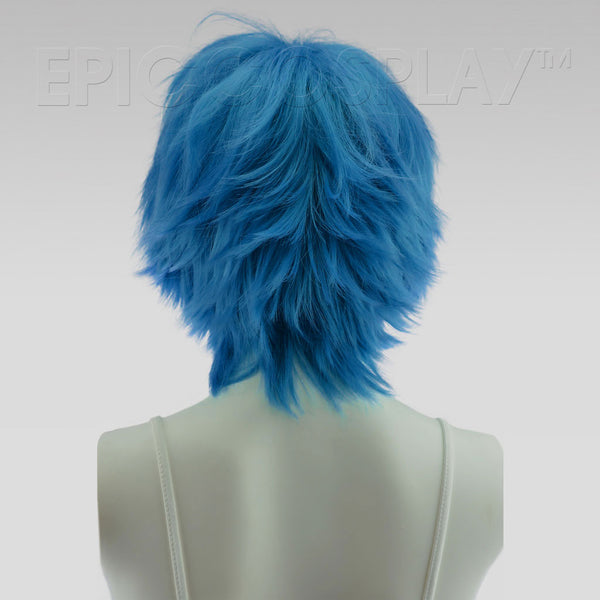 Apollo - Teal Blue Mix Wig