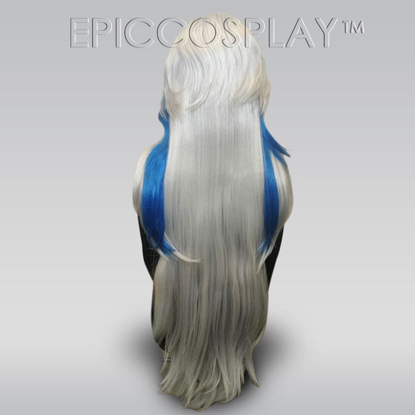 Signature - Silver and Royal Blue Multi Layer Wig