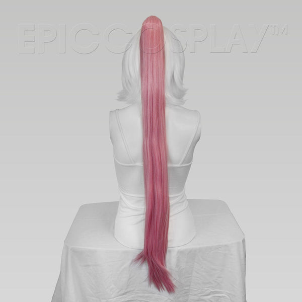 C0PPK2 - Factory Sample - 35" Princess Pink Mix Straight Ponytail Clipon