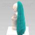 Crimped 35" Vocaloid Green Long Ponytail Clipon