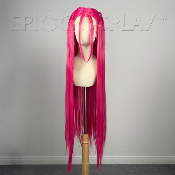 Mira Inspired Lace Front Long Cosplay Wig - Raspberry Pink