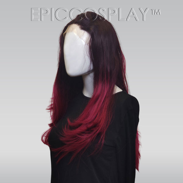 Signature - Wine Red Ombre Lace Front Wig