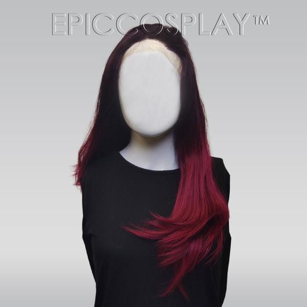 Signature - Wine Red Ombre Lace Front Wig
