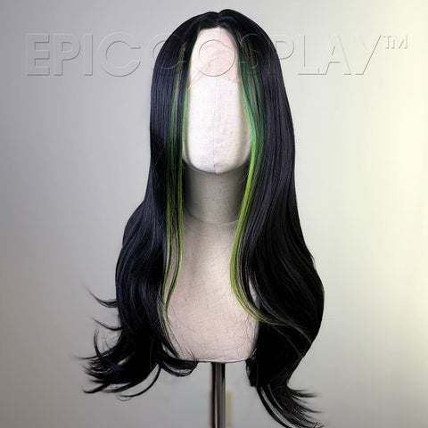 Signature - Viper Green and Black Wig
