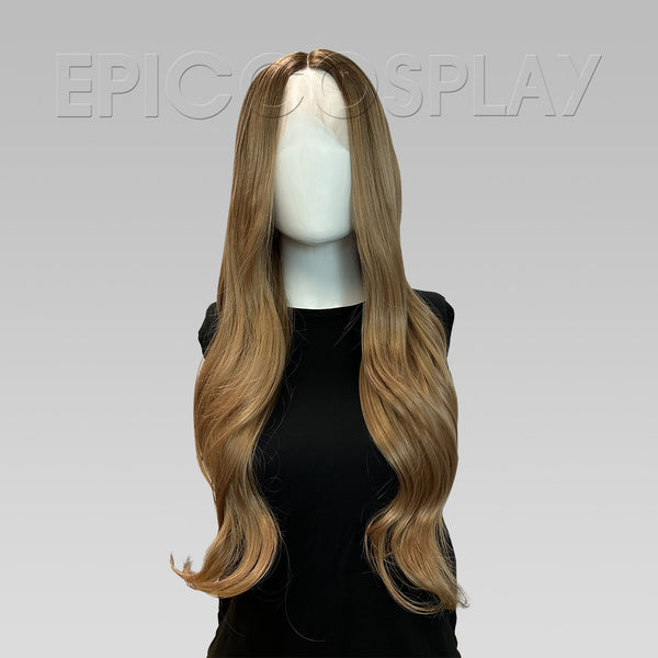 Signature - Dark Dirty Blonde Long Wavy Lace Front Wig