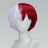 Aether - Classic White and Dark Red Wig