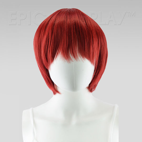 Aether - 12 inch Dark Red Layered Short Cosplay Wig