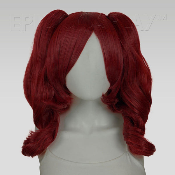 Rhea - Burgundy Red Wig