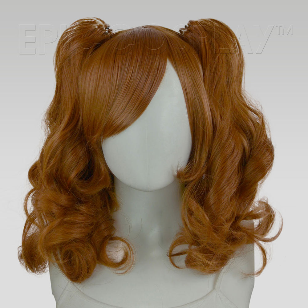 Rhea - 20 inch Light Brown Curly Ponytail Set