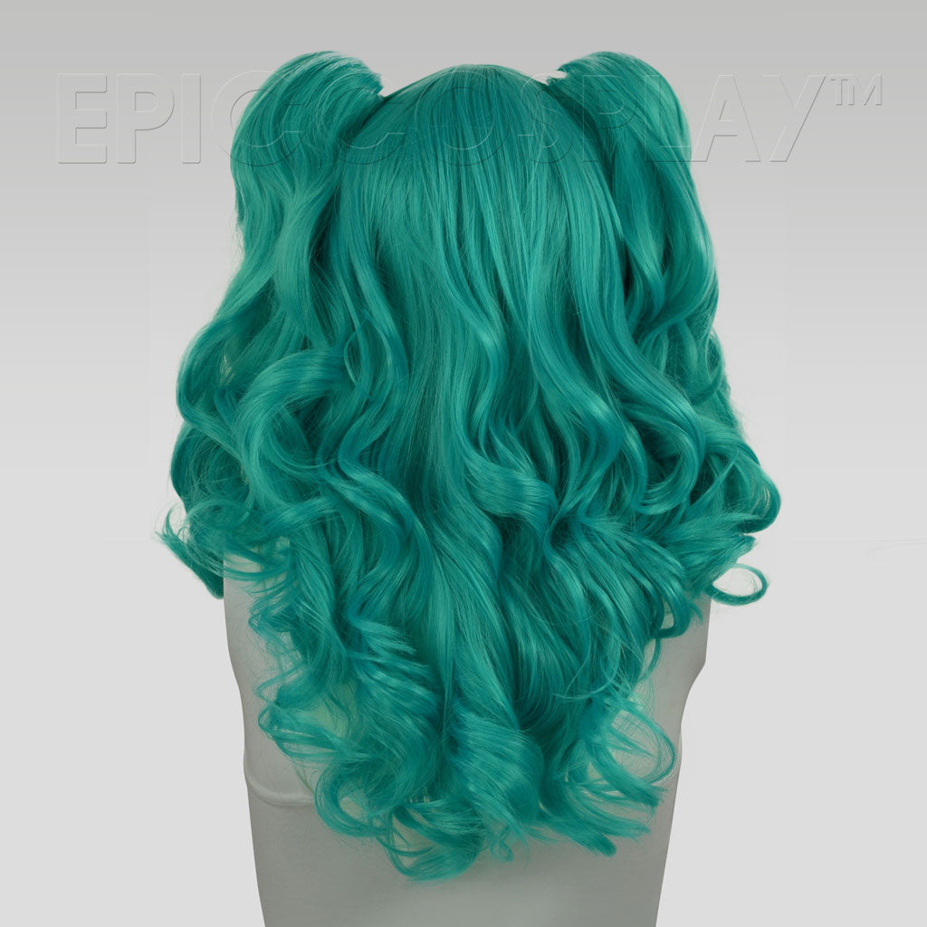 Maia Vocaloid Green Curly Cosplay Wig Set - Main Image