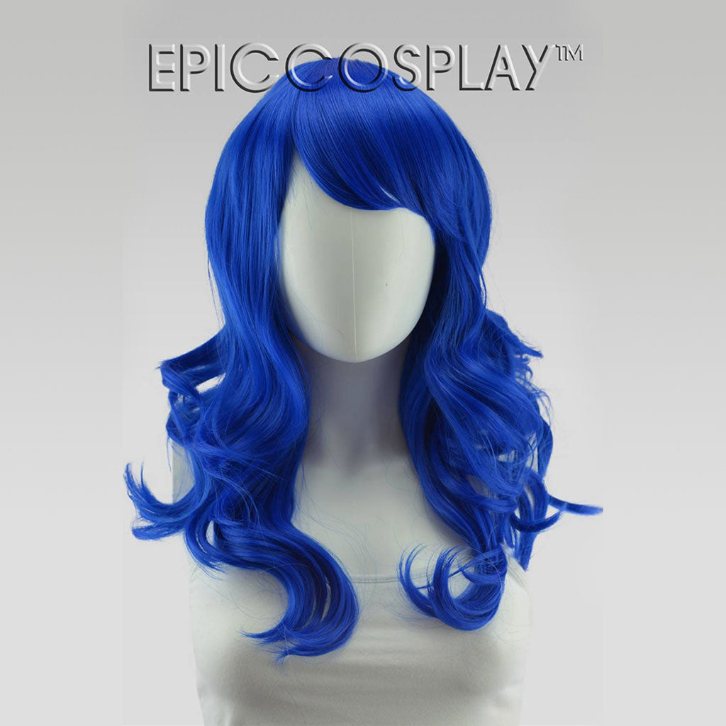 Hestia 22 inch Dark Blue Wavy Curly Cosplay Wig