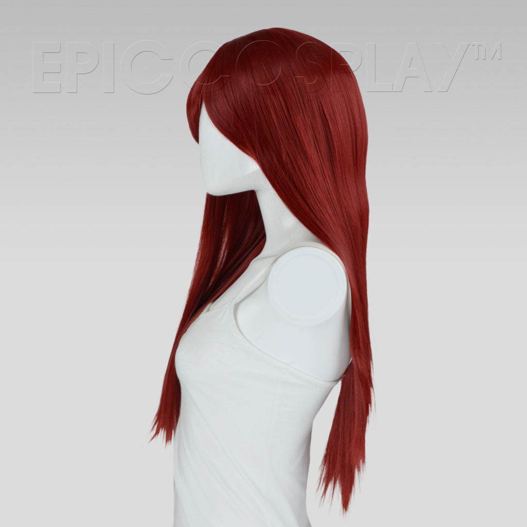 thumbnail image 2 of Topbuti 28" Long Heat Resistant Big Wavy Dark Red Cosplay Wig 2 of 14