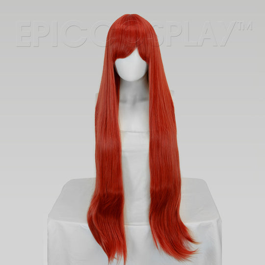 Persephone - 40 inch Apple Red Mix Long Bang Straight Cosplay Wig