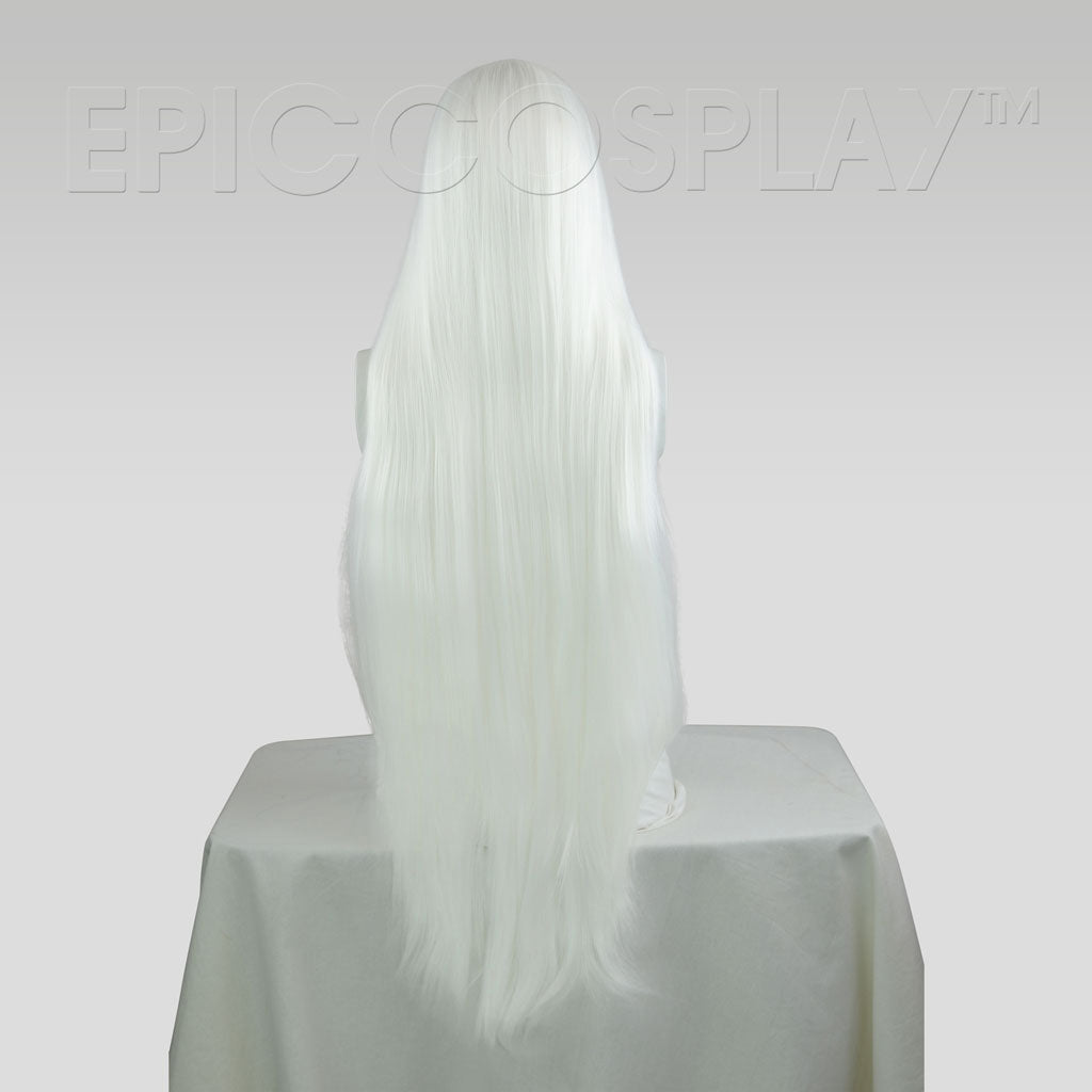 Persephone - 40 inch Classic White Long Bang Straight Cosplay Wig